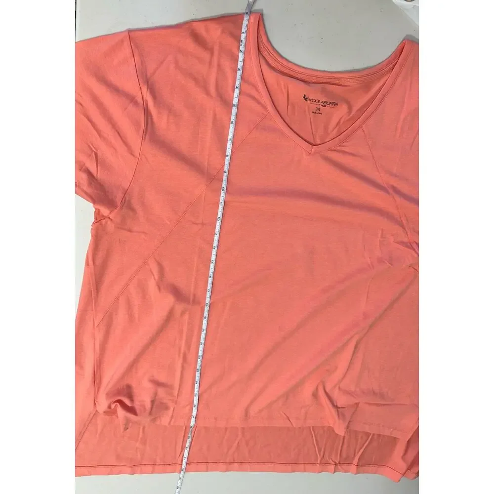 Koolaburra by UGG Jersey Short Sleeve Tunic Faded Rust Plus Size 3X NWOT - Picture 10 of 10